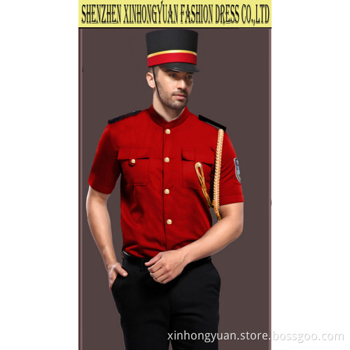 2015 hot selling security uniform in guard uniform